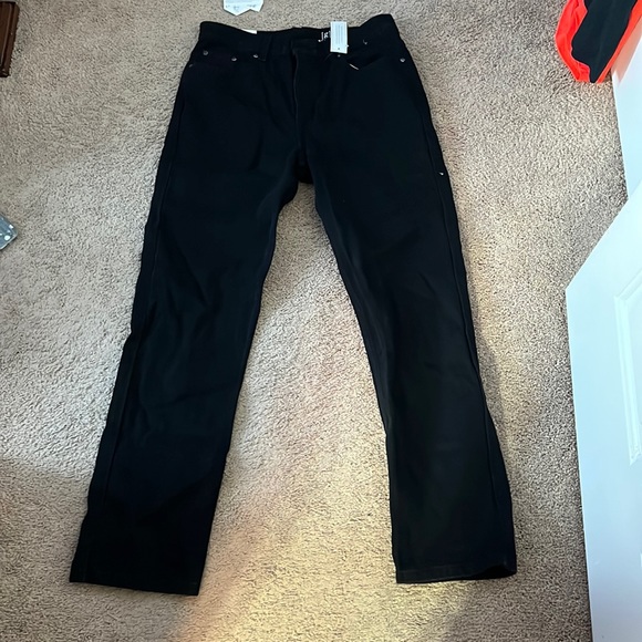 Black Mens Straight legged Jeans - Picture 1 of 6